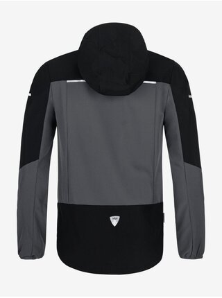 Čierno-šedá pánska ľahká softshellová bunda Kilpi BALANS-M