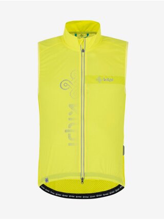Svetlo zelená pánska cyklistická vesta Kilpi FLOW-M