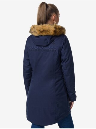 Tmavě modrý dámský zimní kabát Kilpi PERU-W 