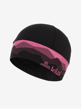 Černo-růžová běžecká čepice Kilpi TAIL-U