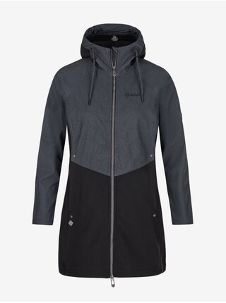 Čierno-sivý dámsky softshellový kabát Kilpi LASIKA-W