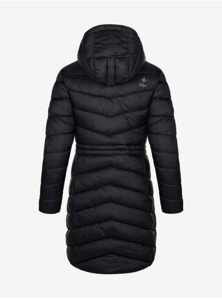 Čierny dámsky zimný prešívaný kabát Kilpi LEILA-W