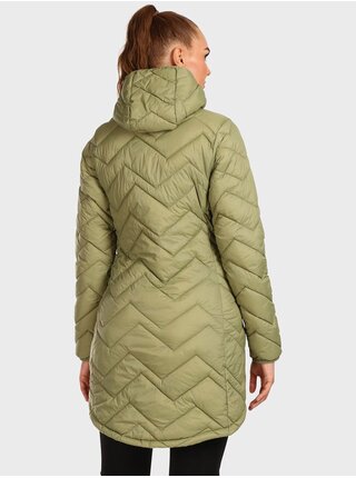 Béžový dámsky zimný kabát Kilpi LEILA-W