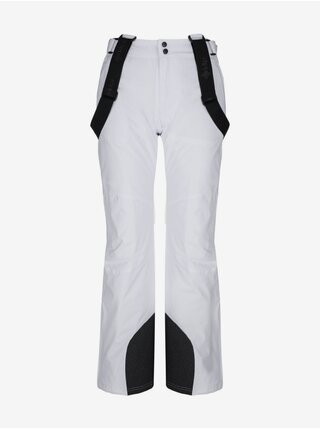 Biele dámske lyžiarske nohavice Kilpi ELARE-W