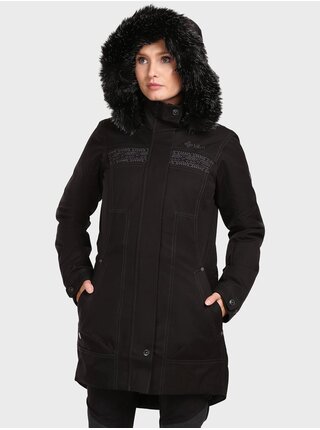 Černý dámský zimní kabát Kilpi PERU-W