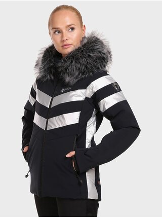 Čierna dámska luxusná lyžiarska bunda Kilpi LTD ASTER-W