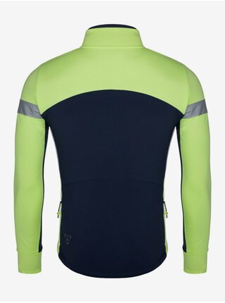 Neonově zelená pánská cyklistická softshellová bunda Kilpi Velover-M