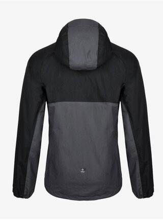 Černo-šedá pánská outdoorová bunda Kilpi HURRICANE-M