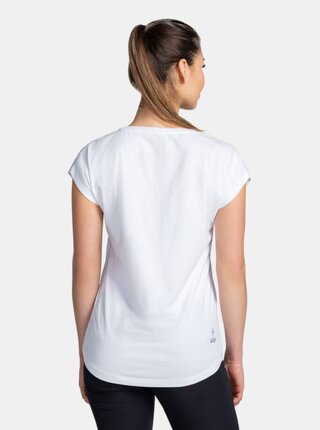 Biele dámske tričko s potlačou Kilpi ROANE