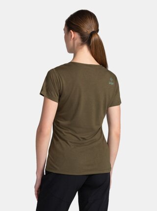 Tmavě zelené dámské tričko Kilpi GAROVE-M     