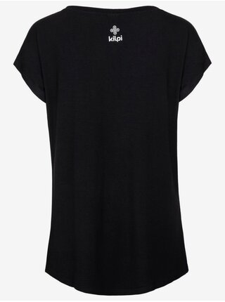 Černé dámské tričko s potiskem Kilpi ROISIN