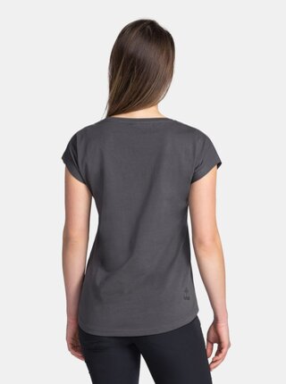 Tmavě šedé dámské tričko s potiskem Kilpi ROANE