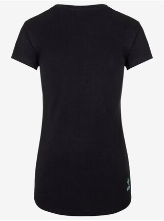 Čierne dámske športové tričko s potlačou Kilpi TORNES