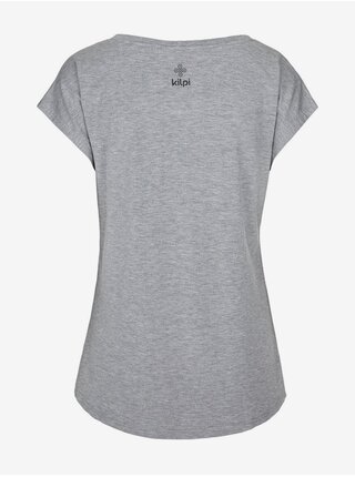 Šedé dámské tričko s potiskem Kilpi ROISIN