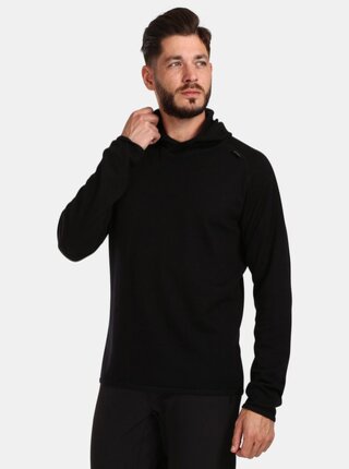 Čierny pánsky sveter s merino vlny Kilpi MOSEO-M