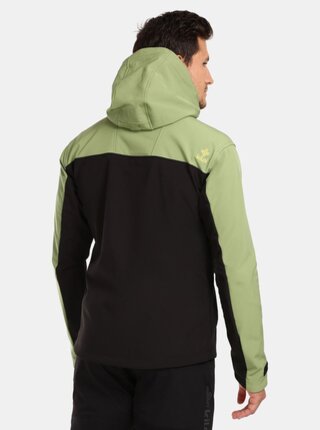 Zeleno-černá pánská softshellová bunda Kilpi RAVIO-M