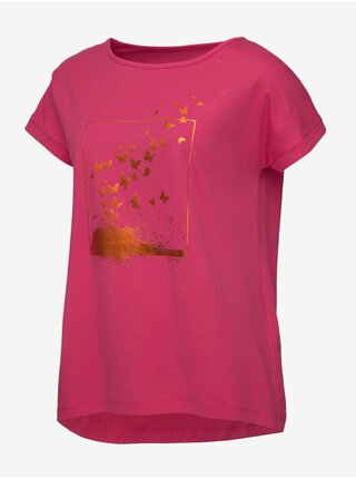 Růžové dámské tričko LOAP Bazala