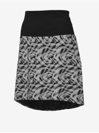 Čierno-šedá dámska vzorovaná sukňa LOAP Abyca