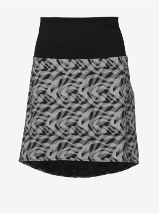 Čierno-šedá dámska vzorovaná sukňa LOAP Abyca