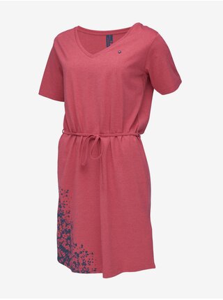 Tmavě růžové dámské šaty LOAP Aurora