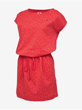 Červené dámske vzorované šaty LOAP Baskela