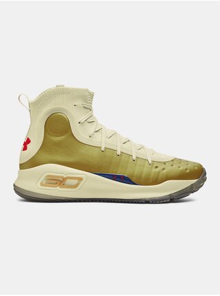 Kaki športové tenisky Under Armour CURRY 4 RETRO