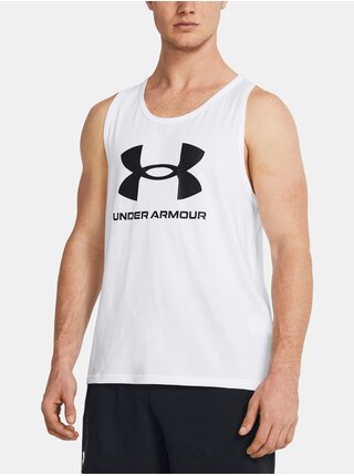 Bílé tílko Under Armour UA SPORTSTYLE LOGO TANK