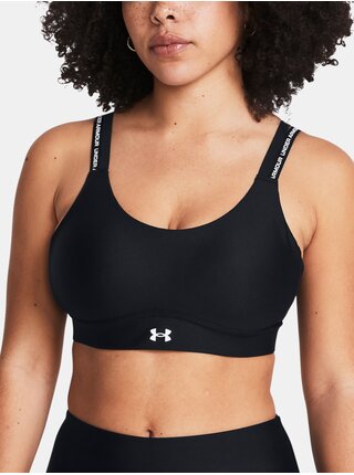 Čierna športová podprsenka Under Armour UA Infinity Mid 2.0 Rib Bra