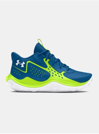 Modré kožené sportovní tenisky Under Armour UA GS JET '23