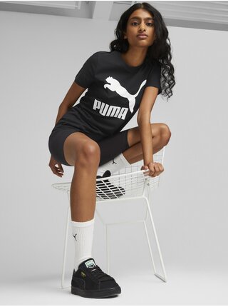 Čierne dámske tričko Puma Classics Logo Tee