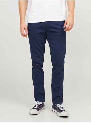 Tmavě modré chino kalhoty Jack & Jones Marco