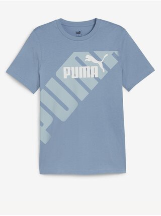 Modré pánske tričko Puma Power Graphic Tee
