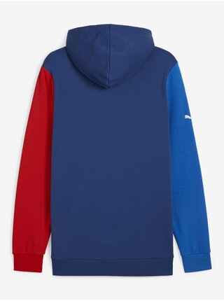 Modrá pánska mikina s kapucňou Puma BMW MMS ESS Hoodie FT