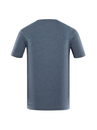 Modré pánské rychleschnoucí žíhané tričko ALPINE PRO Bolen