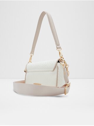 Krémovo-bílá dámská crossbody kabelka s ozdobnými detaily ALDO Taliana      