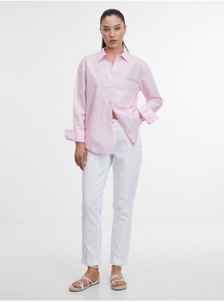 Růžová dámská košile ORSAY  