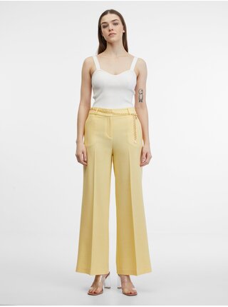Žluté dámské kalhoty ORSAY   