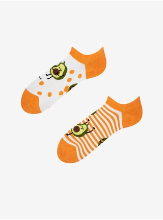 Oranžové veselé ponožky Dedoles Vtipné avokádo