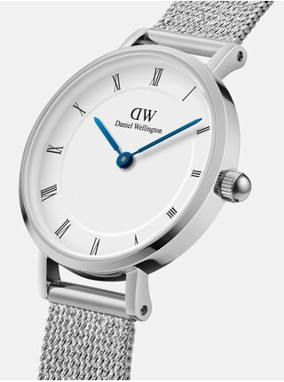 Strieborné dámske hodinky Daniel Wellington Mesh Petite Sterling