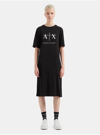 Černé dámské šaty Armani Exchange