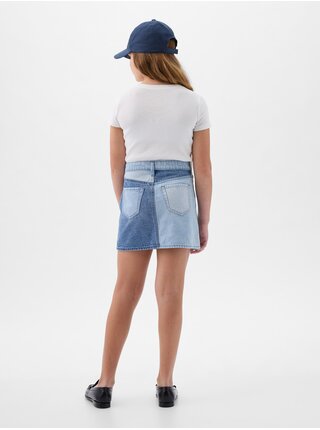 Modrá dievčenská rifľová mini sukňa GAP