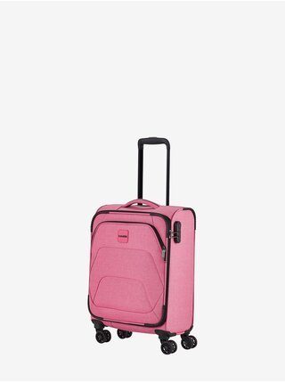 Ružový dámsky cestovný kufor Travelite Adria S