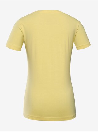 Žluté dětské vzorované tričko NAX LORETO    