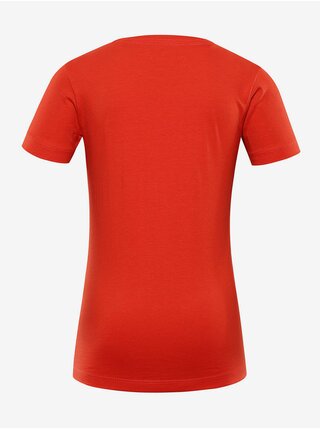 Červené dievčenské tričko ALPINE PRE SMALLO