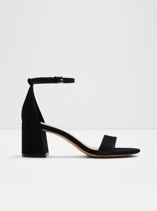 Čierne dámske semišové sandále Aldo Pristine