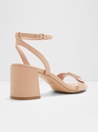 Béžové dámské kožené sandály Aldo Bung 
