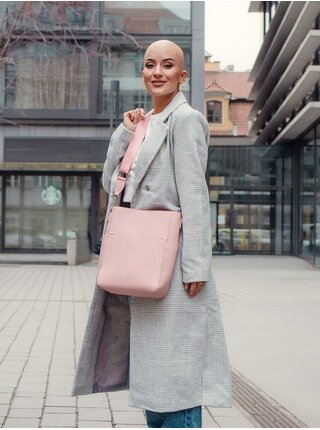 Růžová dámská crossbody kabelka Eldrin Pink