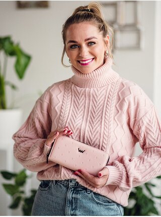 Růžová dámská peněženka Charis Pink