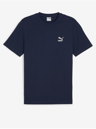 Tmavě modré pánské tričko Puma Classics Small Logo Tee