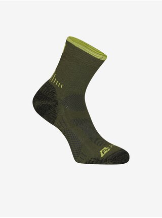Zelené ponožky z merino vlny ALPINE PRO Kerowe